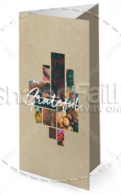 We Are Grateful Trifold Cover Thanksgiving Thumbnail Showcase