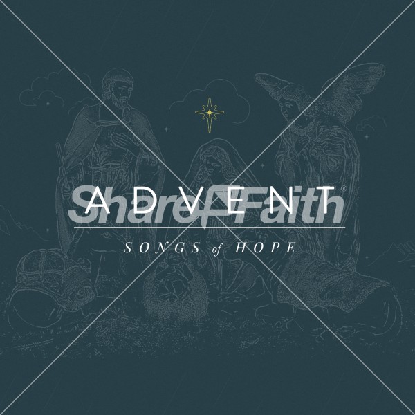 Advent: Songs of Hope Social Media Graphics Thumbnail Showcase