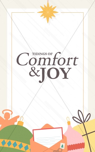 Comfort and Joy Bifold Bulletin Cover Thumbnail Showcase