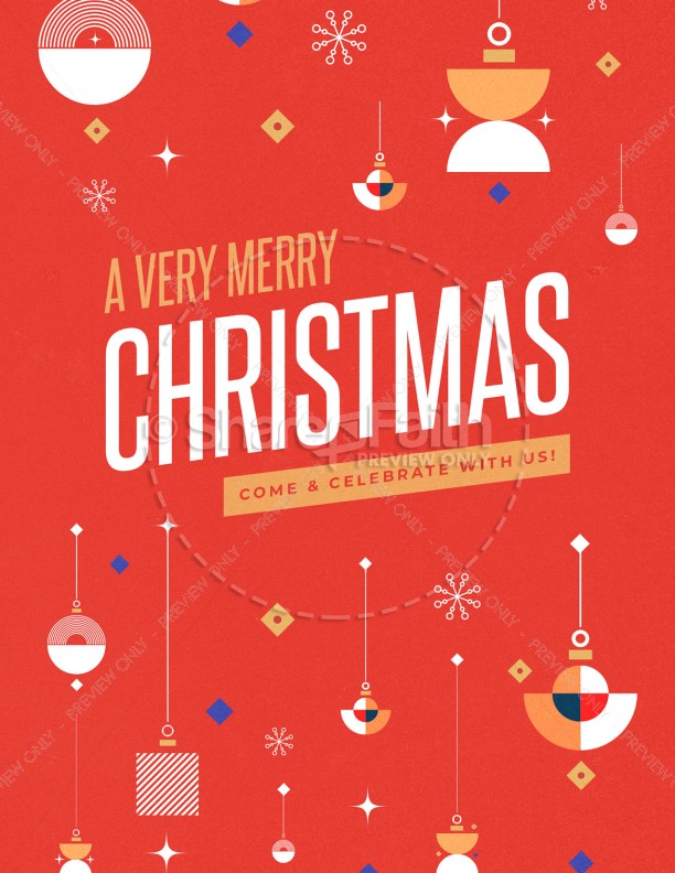 A Very Merry Christmas Flyer Thumbnail Showcase