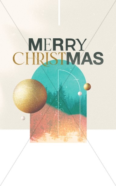 Merry Christmas Title Graphics Set Bulletin Cover Thumbnail Showcase