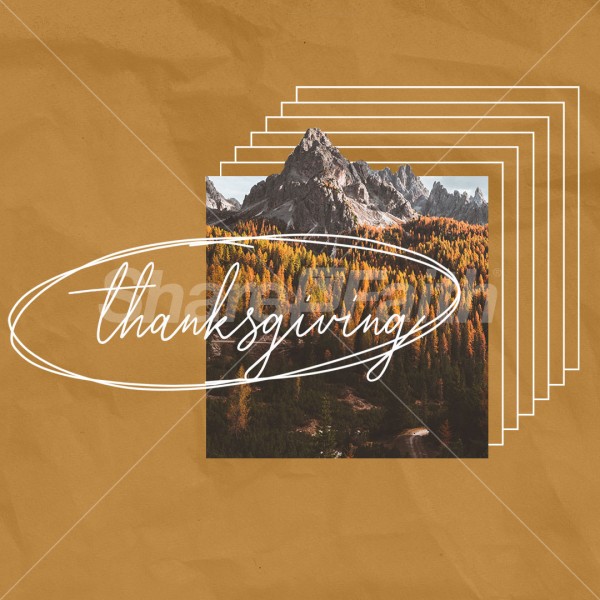 Thanksgiving 1: Social Graphics Thumbnail Showcase