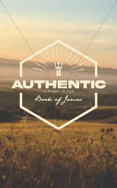 Authentic: A Study in the Book of James Bifold Bulletin Cover Thumbnail Showcase