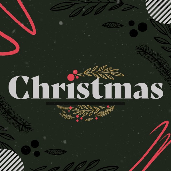 Dark Christmas Social Media Graphics by Twelve Thirty Media Thumbnail Showcase