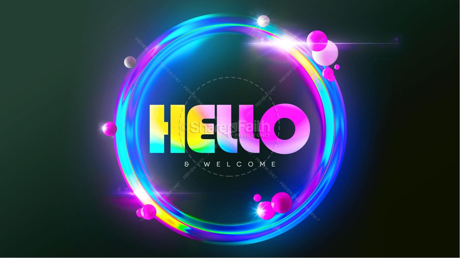 New Years Eve Party Neon Title Graphics Thumbnail 3