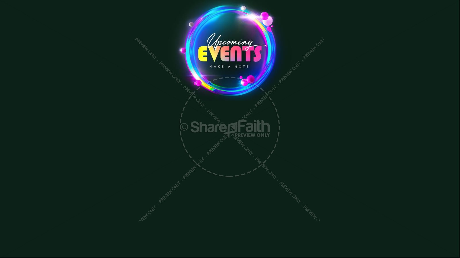 New Years Eve Party Neon Title Graphics