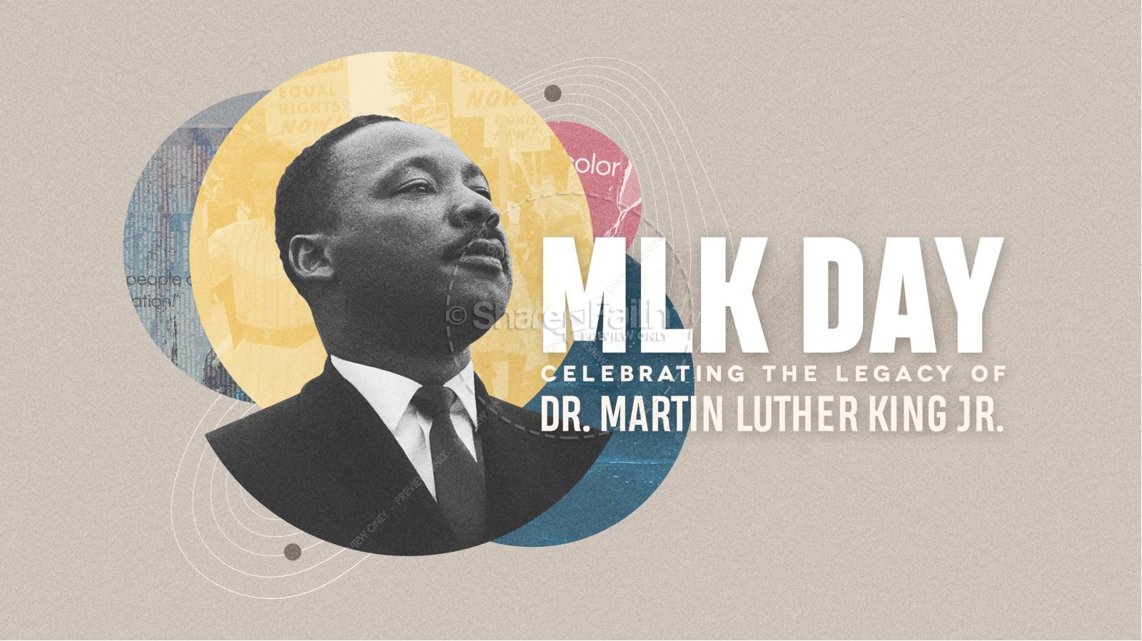 Martin Luther King Day, MLK Day Title Graphics