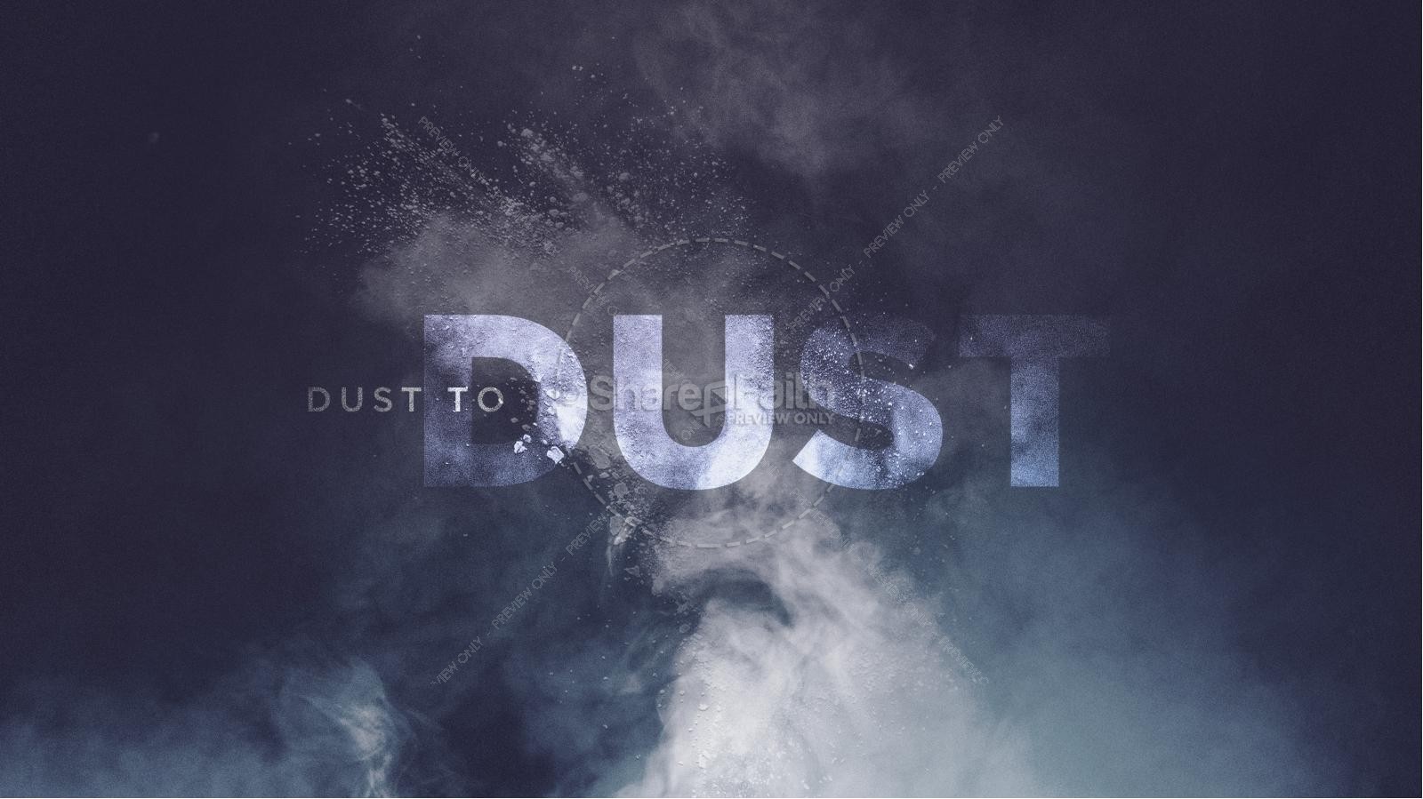 Dust to Dust: Title Graphics