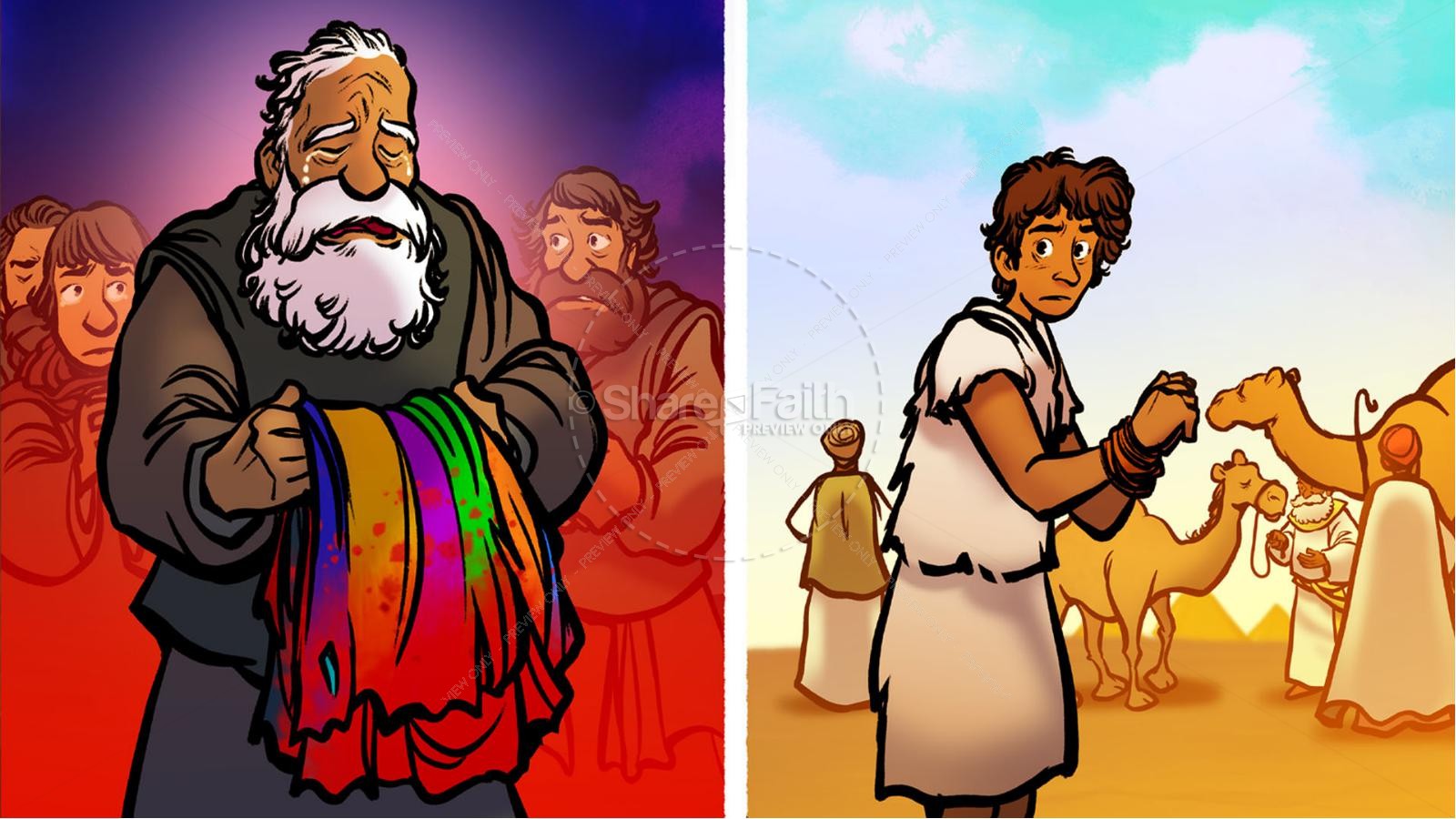 Genesis 37 Coat of Many Colors: Sunday School Lesson for Kids