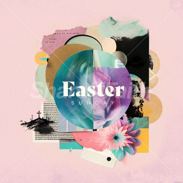 Easter Collage: Social Media Graphics Thumbnail Showcase