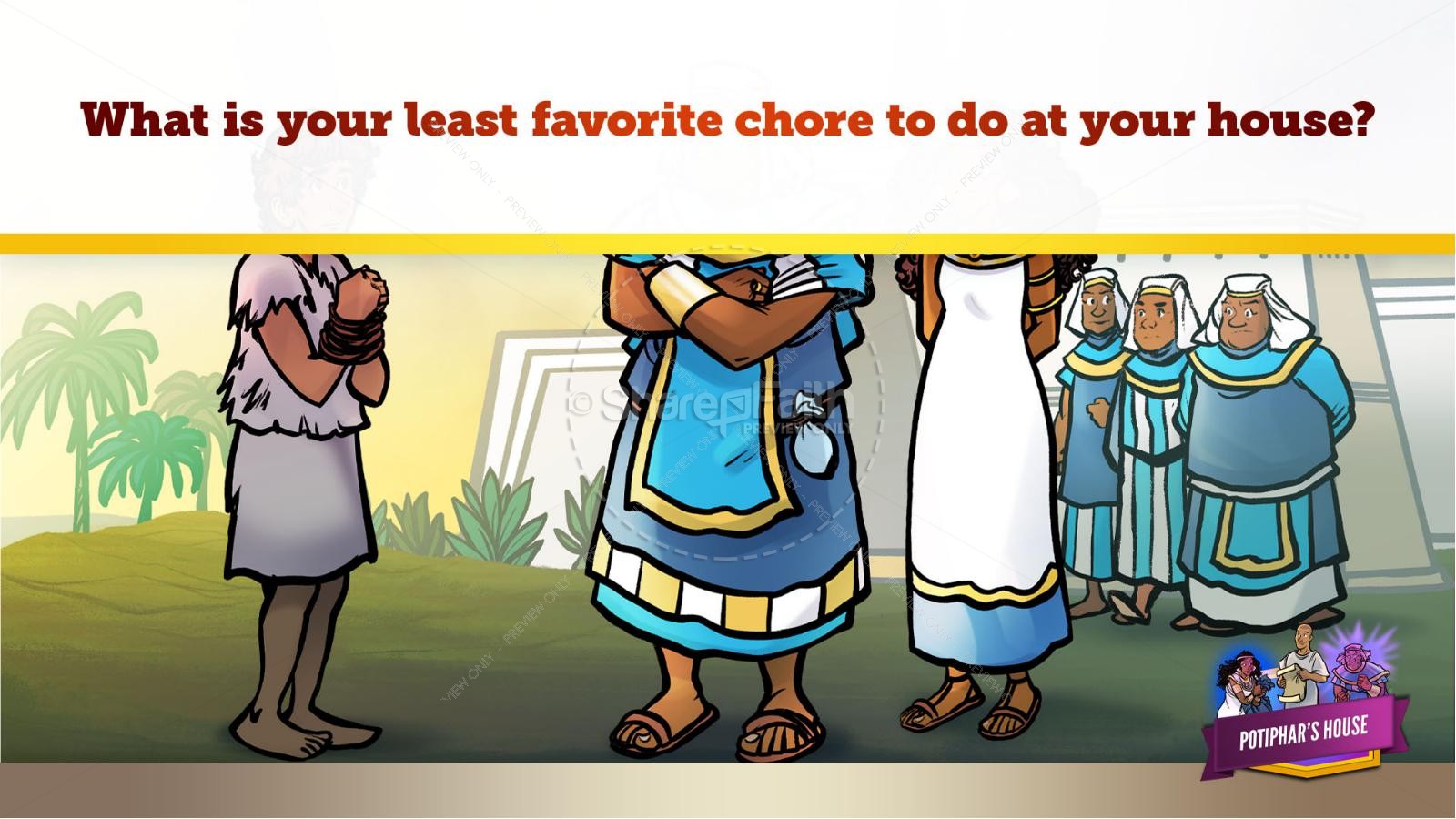 Genesis 39 Potiphar’s House: Sunday School Lesson for Kids