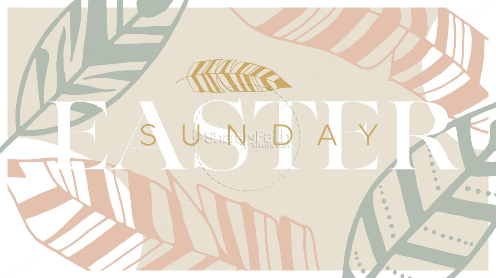Palm Sunday Leaves Title Graphics by Twelve:Thirty Media Thumbnail 2