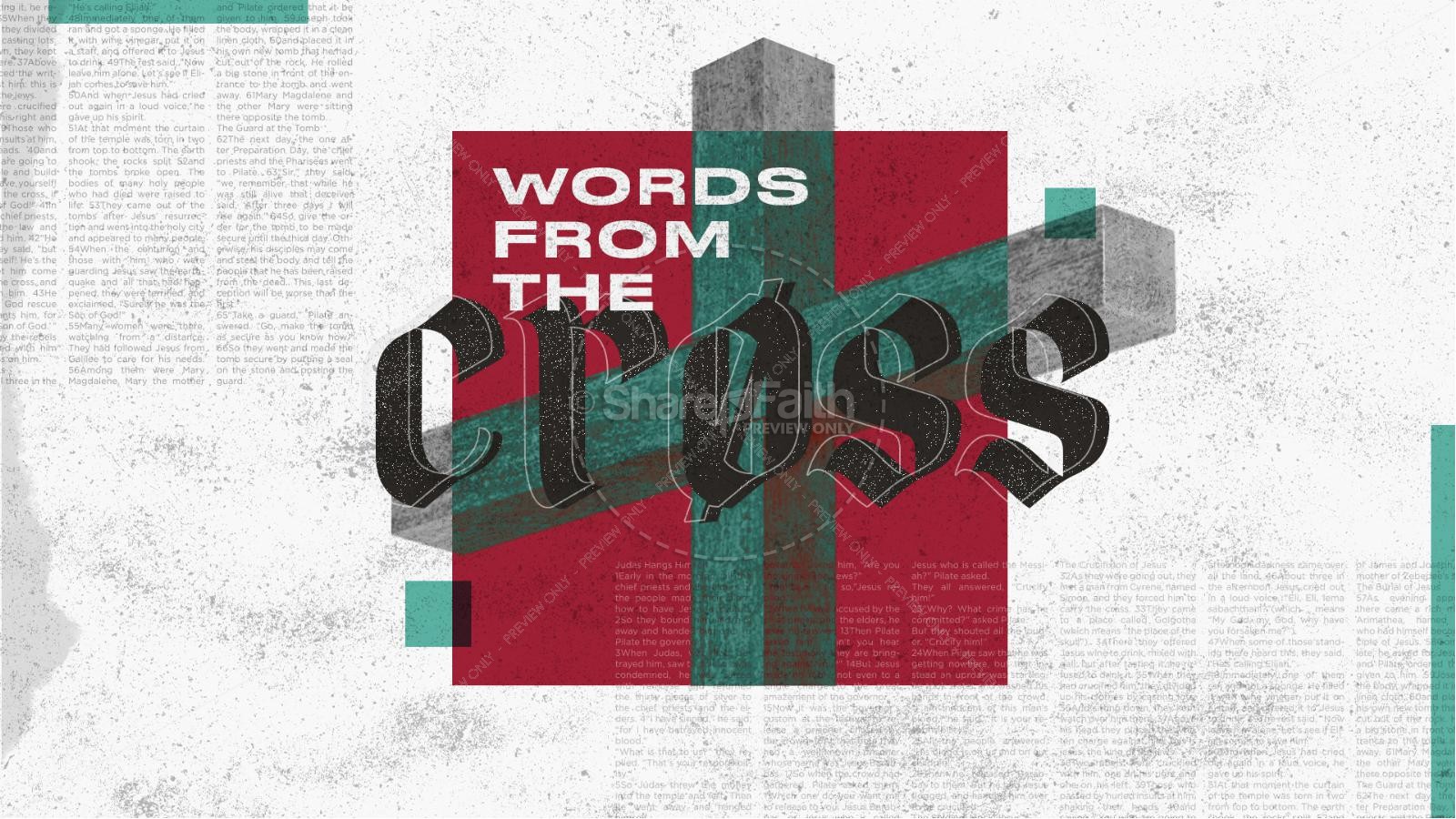 Words from the Cross: Title Graphics Thumbnail 1