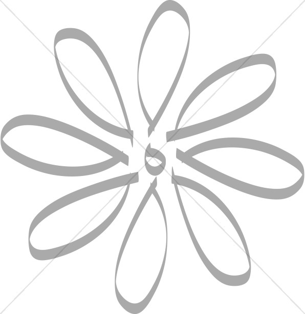 Twirling Flower Petals Design Thumbnail Showcase