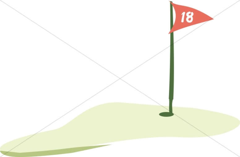 Eighteenth Hole Flag