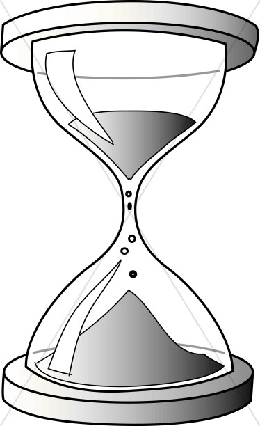 Hourglass Counting off the minutes to New Years