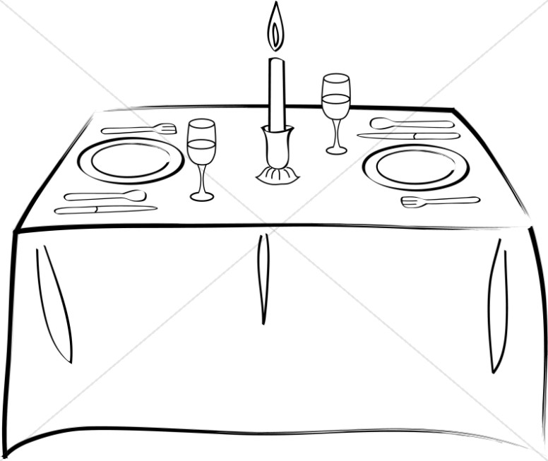 Table Set for Two Thumbnail Showcase