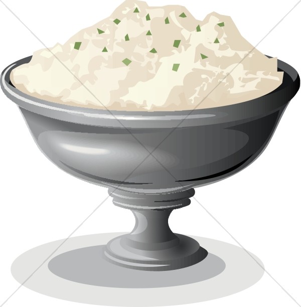 Bowl of Mashed Potatoes Thumbnail Showcase