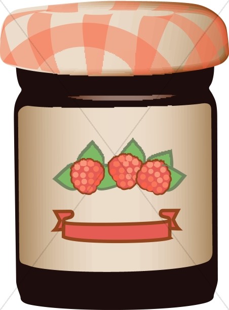 Jar of Raspberry Jam Thumbnail Showcase