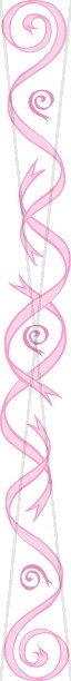 Pink Swirling Ribbons Column