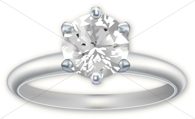 Round Cut Diamond Wedding Ring Thumbnail Showcase