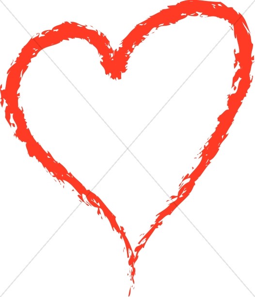 Red Crayon Heart Thumbnail Showcase
