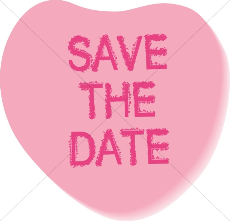 Save the Date Candy Heart Thumbnail Showcase