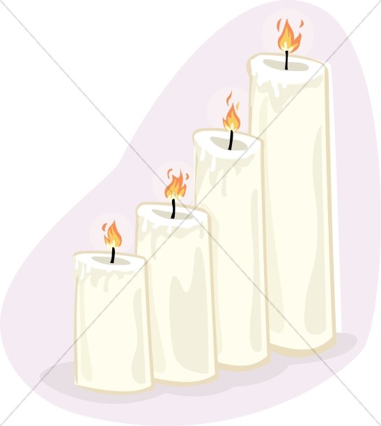 Four Altar Candles Thumbnail Showcase