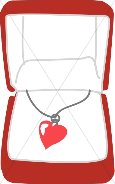 Heart Necklace in a Box Thumbnail Showcase