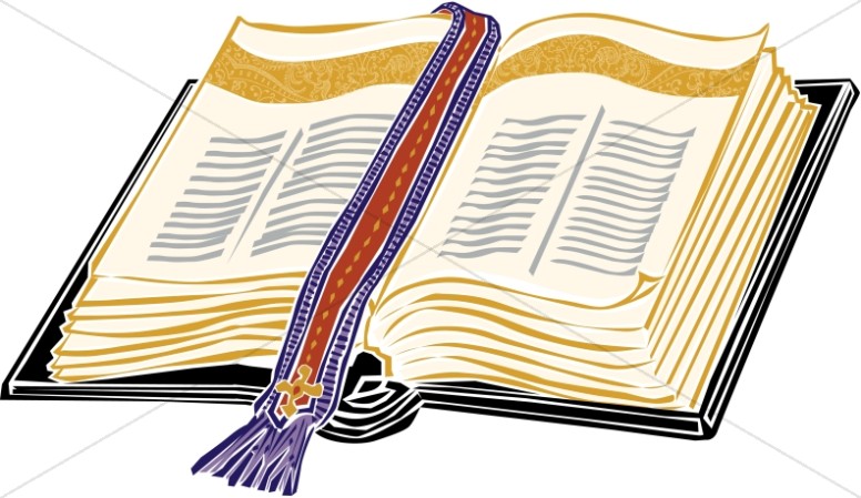Gold Bible with Elegant Bookmark Thumbnail Showcase