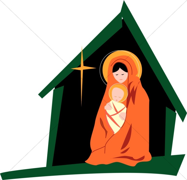 Mary in the Stable