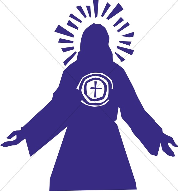 Jesus with Cross Symbol Thumbnail Showcase