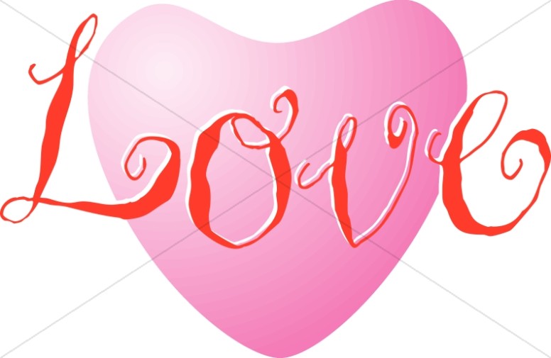 Red Love Script with Pink Heart Thumbnail Showcase