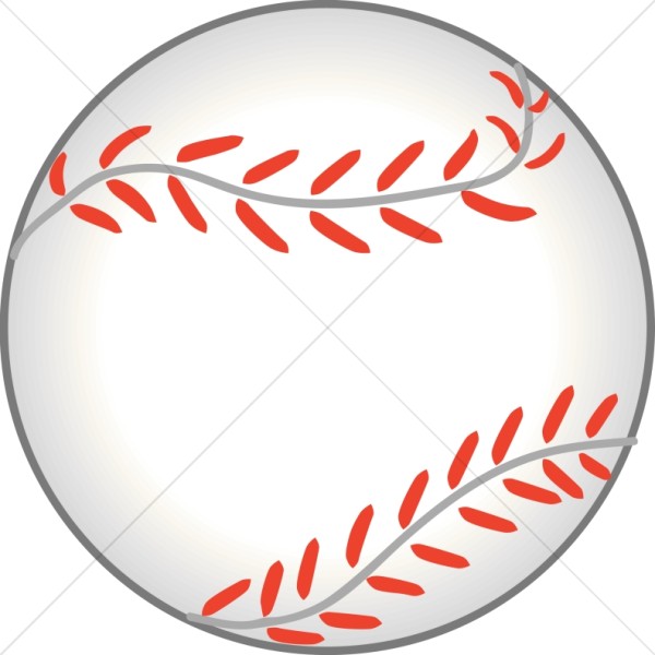 Baseball with Red Stitching Thumbnail Showcase
