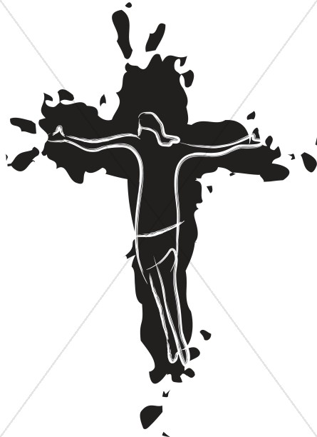 Abstract Jesus on Cross Thumbnail Showcase