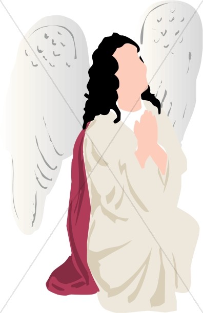 Angel Prayer Clipart