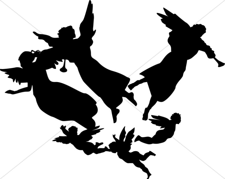 Angel Clipart Black And White Angel Clipart Black And White