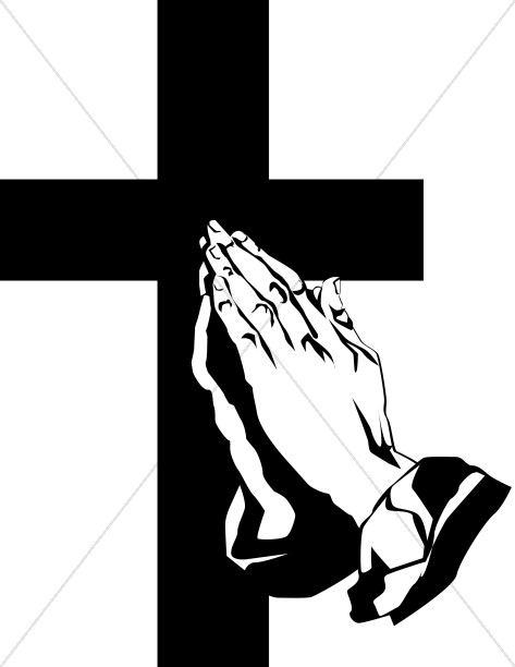 Praying Hands And The Cross Thumbnail Showcase