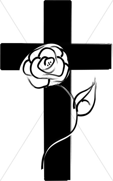Cross With Rose Thumbnail Showcase