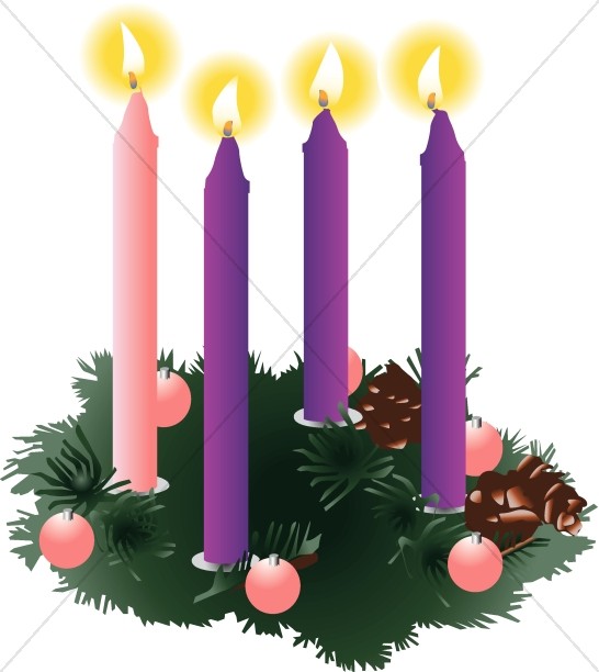 Advent Candles Christian Cliparts Thumbnail Showcase