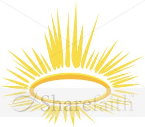 Glowing Halo | Religious Christmas Clipart