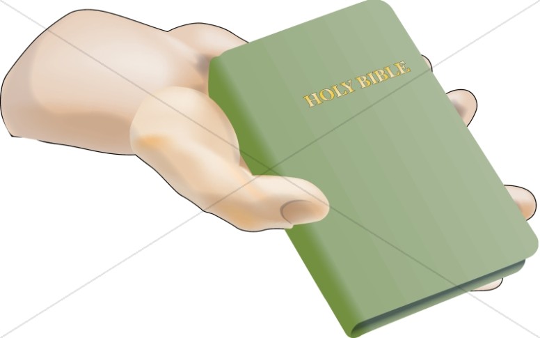Holy Bible in Hand Thumbnail Showcase