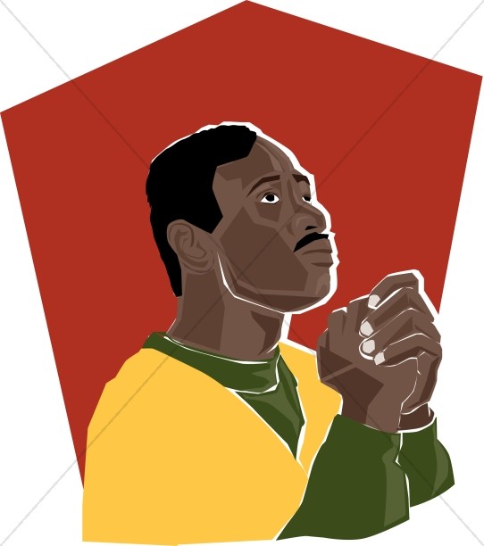 African American Praying Man | Sharefaith Media