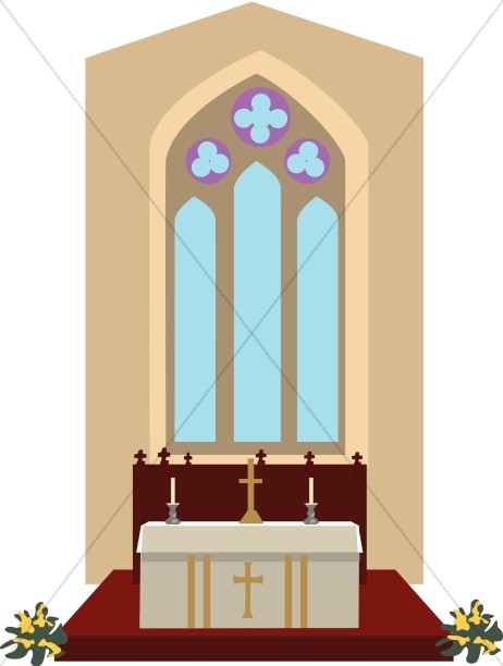 Alter and Window in Church Thumbnail Showcase