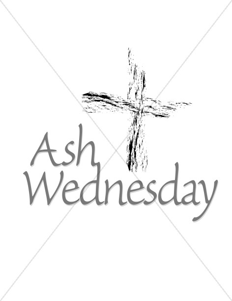 Ash Wednesday with Abstract Cross Thumbnail Showcase