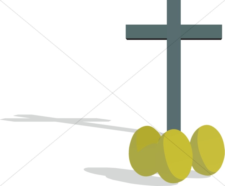 Cross with Three Eggs