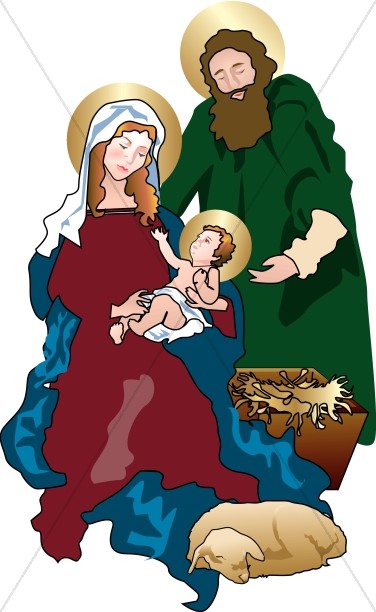 Holy Family in the Stable Thumbnail Showcase