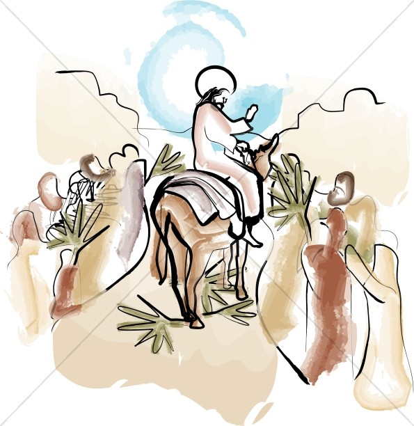 Jesus Enters Jerusalem Thumbnail Showcase