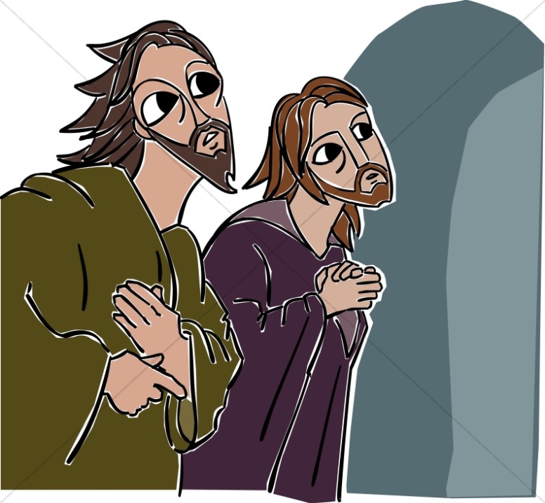 John and Peter Observe the Empty Tomb Thumbnail Showcase