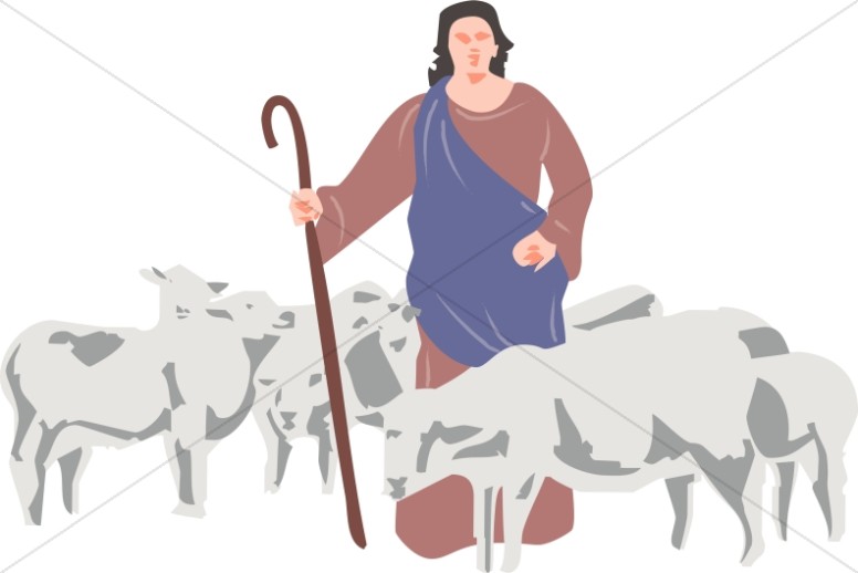 A Shepherd And His Sheep Thumbnail Showcase